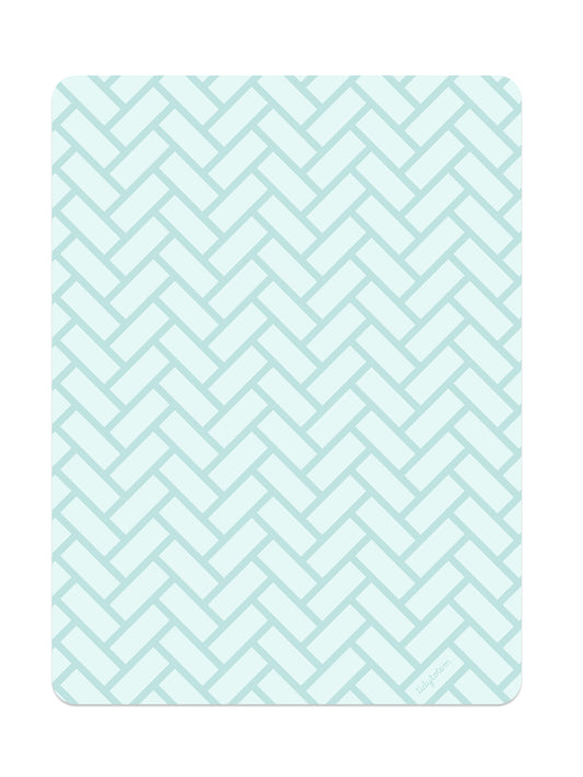 StrollerMat™ Herringbone Blue